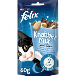 FELIX KnabberMix Milchmäulchen Katzensnack bunter Mix 8x60g