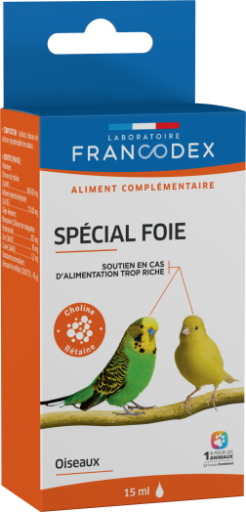 Francodex Leber-Ergänzungsfutter Für Vögel 15 Ml