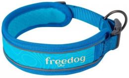 Freedog Cool Pro Tech Blue Halsband Für Hunde 25Mm X 53/63 Cm