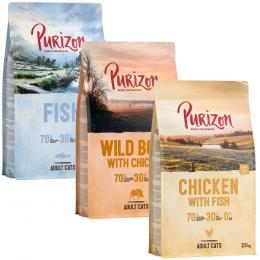 Angebot für Gemischtes Sparpaket Purizon 3 x 2,5 kg - Huhn & Fisch / Fisch / Wildschwein & Huhn - Kategorie Katze / Katzenfutter trocken / Purizon / Gemischte Pakete.  Lieferzeit: 1-2 Tage -  jetzt kaufen.
