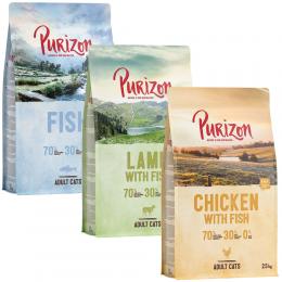 Angebot für Gemischtes Sparpaket Purizon 3 x 2,5 kg - Huhn & Fisch / Lamm & Fisch / Fisch - Kategorie Katze / Katzenfutter trocken / Purizon / Gemischte Pakete.  Lieferzeit: 1-2 Tage -  jetzt kaufen.