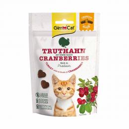 GimCat Crunchy Snacks Truthahn mit Cranberries 12x50g