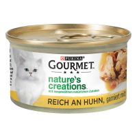 Angebot für Gourmet Nature's Creations 12 x 85 g - Truthahn mit Spinat & Pastinaken - Kategorie Katze / Katzenfutter nass / Gourmet Perle/Soup / Nature's Creation.  Lieferzeit: 1-2 Tage -  jetzt kaufen.