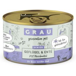 Grau Hund Geflügel & Ente (Senior) 200 g (9,95 € pro 1 kg)