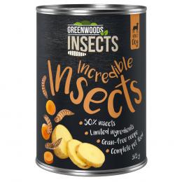 Angebot für Greenwoods Insects Insekten mit Kartoffeln und Karotten Sparpaket: 12 x 375 g - Kategorie Hund / Hundefutter nass / Greenwoods / Greenwoods Insects.  Lieferzeit: 1-2 Tage -  jetzt kaufen.
