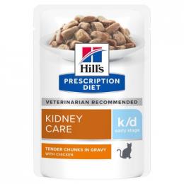Hill's Prescription Diet  K / D  Feline Early Stage Chicken 12X85 Gr