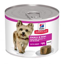 Angebot für Hill's Science Plan Mature Small & Mini Mousse - Rind (24 x 200 g) - Kategorie Hund / Hundefutter nass / Hill’s Science Plan / -.  Lieferzeit: 1-2 Tage -  jetzt kaufen.