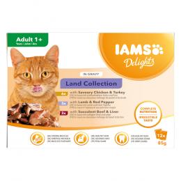 IAMS Advanced Nutrition Adult Land Mix in Sauce - Sparpaket: 48 x 85 g