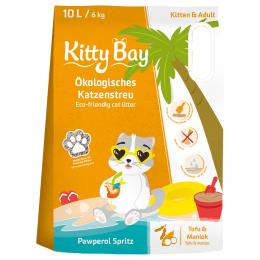 KittyBay Ökologische Katzenstreu Pawperol Spritz Tofu & Maniok - 10 l (6 kg)