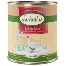 Lukullus Winter-Menü: Saftige Gans - 24 x 800 g