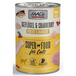 MAC's Cat Geflügel, Rind & Cranberry 400 g (5,63 € pro 1 kg)