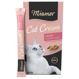 Miamor Cat Snack Lachs-Cream -Sparpaket 24 x 15 g