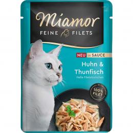 Miamor Feine Filets in Sauce Huhn und Thunfisch 24x100g