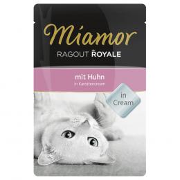 Miamor Ragout Royale - gemischtes Paket Katzenfutter - 12 x 100 g Multi-Mix Cream (4 Sorten)