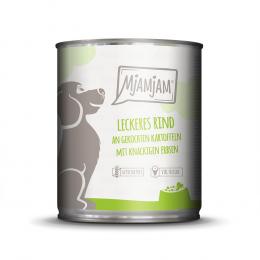 Angebot für MjAMjAM Adult Hund 6 x 800 g - leckeres Rindfleisch mit Salzkartoffeln - Kategorie Hund / Hundefutter nass / Mjamjam / -.  Lieferzeit: 1-2 Tage -  jetzt kaufen.