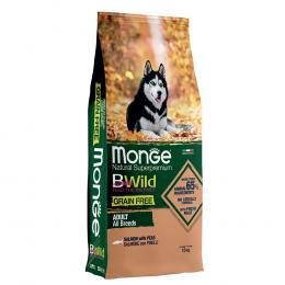 Monge Bwild Grain Free All Breeds Lachs & Erbsen - 12 kg