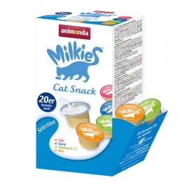 Angebot für Multipack animonda Milkies Selection - Sparpaket 60 x 15 g - Kategorie Katze / Katzensnacks / Katzenmilch / Snacks.  Lieferzeit: 1-2 Tage -  jetzt kaufen.