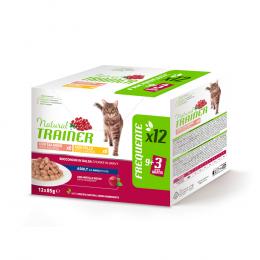 Natural Trainer Adult  - 12 x 85 g Mixpaket: Huhn & Lachs