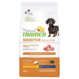 Natural Trainer Sensitive No Gluten Adult Small mit Schwein - 2 kg