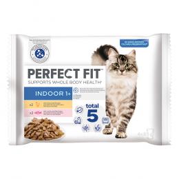Angebot für Perfect Fit Indoor 1+ - Sparpaket: Huhn und Lachs (52 x 85 g) - Kategorie Katze / Katzenfutter nass / Perfect Fit / Adult.  Lieferzeit: 1-2 Tage -  jetzt kaufen.