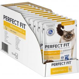 Perfect Fit Katzenfutter Sensitive mit Huhn 12x85g