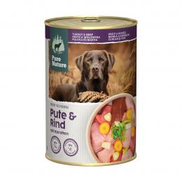 Pure Nature ADULT Pute & Rind 6x400g