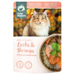 Pure Nature Cat Lachs & Schrimps - 12 x 80 g