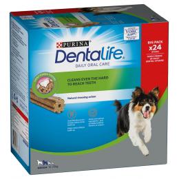 Purina Dentalife Tägliche Zahnpflege-Snacks zum Sonderpreis! - für mittelgroße Hunde (12-25 kg) - 24 Sticks
