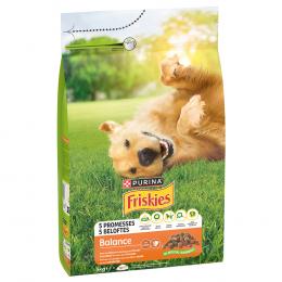 Purina FRISKIES Balance Hund mit Huhn, Rind und Gemüse - 3 kg