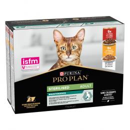 PURINA PRO PLAN Cat Sterilised Adult Maintenance 10 x 85 g - Rind und Huhn