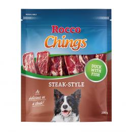 Rocco Chings Steak Style 200 gr / Sparpaket % - Entenfleisch 12 x 200 g