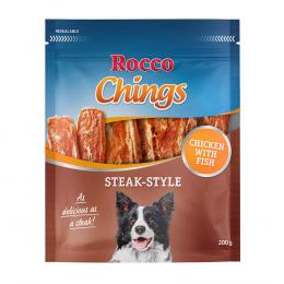 Rocco Chings Steak Style 200 gr / Sparpaket % - Hühnerfleisch 4 x 200 g