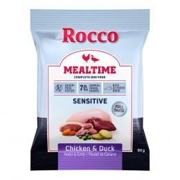 Rocco Mealtime testen! Rocco Mealtime Sensitive Huhn - Ente - 320 g (4 x 80 g)