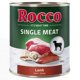 Rocco Single Meat 6 x 400 g / 800 g Lamm:  6 x 800 g