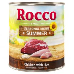 Rocco Sommer-Menü: Rind mit Hühnchen & Reis - 6 x 800 g