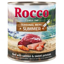 Rocco Sommer-Menü: Rind mit Lachs & Süßkartoffeln - 24 x 800 g