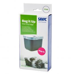 Savic Bag it Up Litter Tray Bags - Sparpaket: Hop In (3 x 6 Stück)