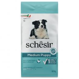 Schesir Dog Dry Medium Puppy mit Huhn - 12 kg