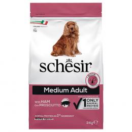 Schesir Dog Medium Adult mit Schinken - 3 kg