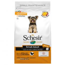 Schesir Dog Small Adult mit Huhn - Sparpaket: 2 x 2 kg