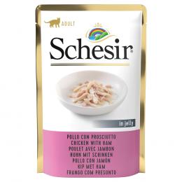 Angebot für Schesir Jelly Pouch 6 x 85 g - Hühnerfilet mit Schinken - Kategorie Katze / Katzenfutter nass / Schesir / Schesir in Gelee.  Lieferzeit: 1-2 Tage -  jetzt kaufen.