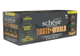 Schesir Taste Of The World Nassfutter-Multipack Für Hunde 6X150 Gr
