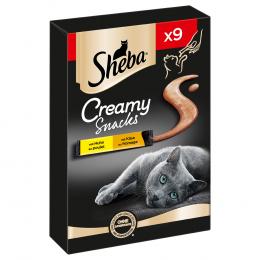 Angebot für Sheba Creamy Snacks - Huhn und Käse (63 x 12 g) - Kategorie Katze / Katzensnacks / Sheba / -.  Lieferzeit: 1-2 Tage -  jetzt kaufen.