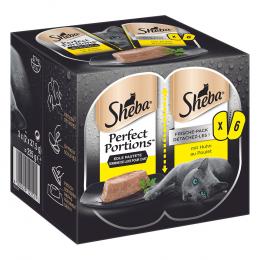Sheba Perfect Portions 48 x 37,5 g Katzenfutter - Pastete mit Huhn