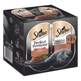 Sheba Perfect Portions 48 x 37,5 g Katzenfutter - Sauce mit Ente