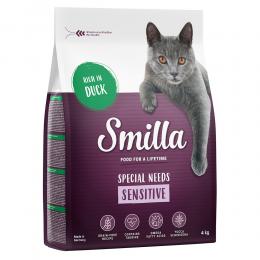 Angebot für Smilla Adult Sensitive - Ente - Sparpaket: 2 x 4 kg - Kategorie Katze / Katzenfutter trocken / Smilla / Smilla Adult - Besondere Bedürfnisse.  Lieferzeit: 1-2 Tage -  jetzt kaufen.