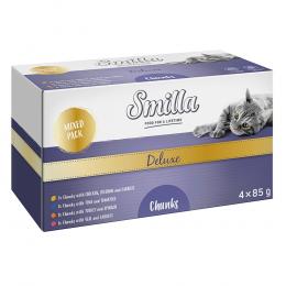 Smilla Deluxe Mousse & Häppchen Mixpaket 4 x 85 g - Häppchen Mixpaket