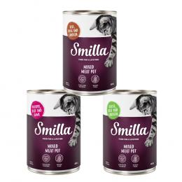 Smilla Katzenfutter nass Probiermix - Multifleischtöpfchen (6 x 400 g)