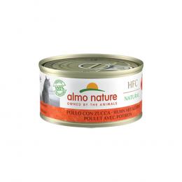 Sparpaket Almo Nature 24 x 70 g - HFC Huhn mit Kürbis