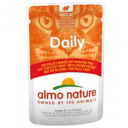 Angebot für Sparpaket Almo Nature Daily Menu 24 x 70 g - Huhn und Rind - Kategorie Katze / Katzenfutter nass / Almo Nature / Almo Nature Daily.  Lieferzeit: 1-2 Tage -  jetzt kaufen.